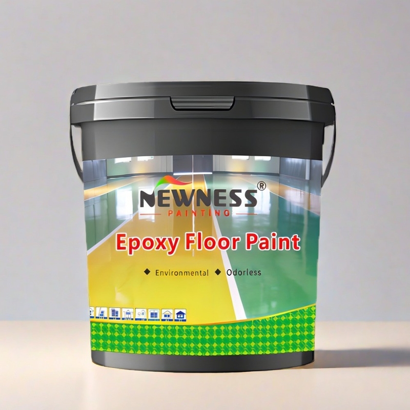 Foshan NEWNESS Epoxy Self Leveling Floor Paint CAS No. 24969-06-0 Thick Film Thickness