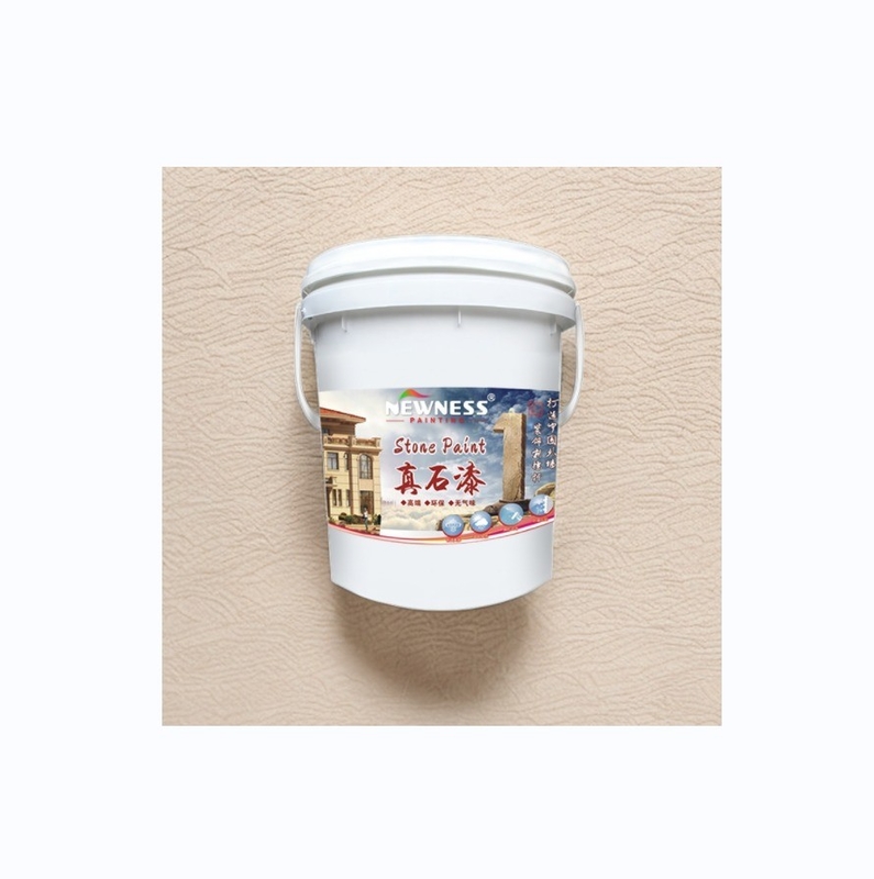 250 Hours Aging Resistance Exterior Acrylic Stone Paint for Real Stone Wall Coating
