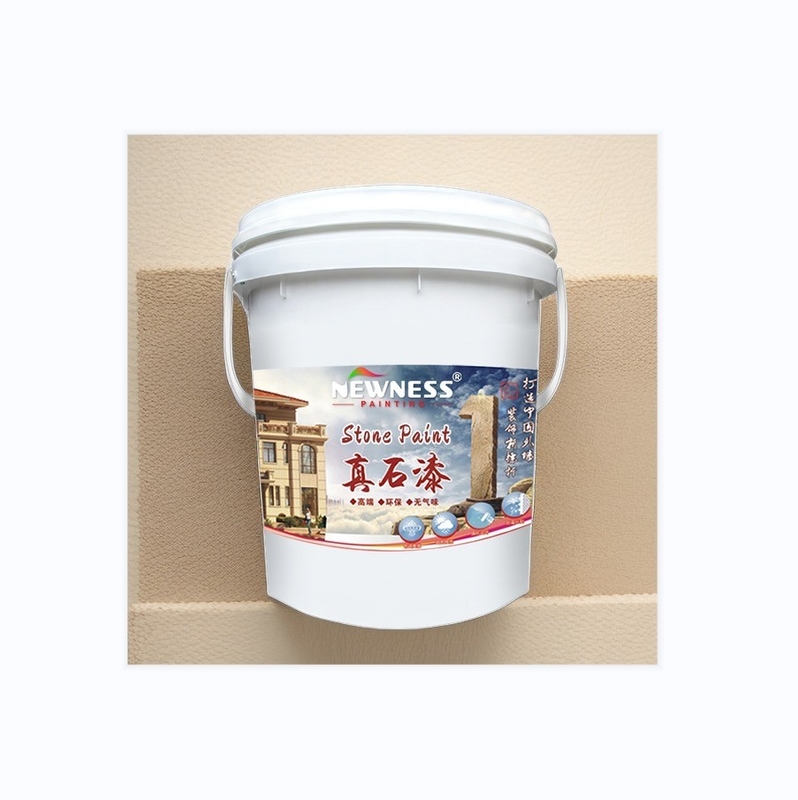 Long Shelf Life Granite Stone Effect Exterior Outdoor Paint 5000 Times Scrub Resistance