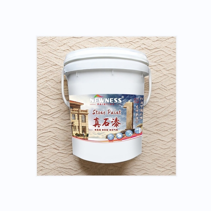 Stone Paint for Home Exterior Walls EINECS No. 231-072-3 Scrub Resistance 5000 Times
