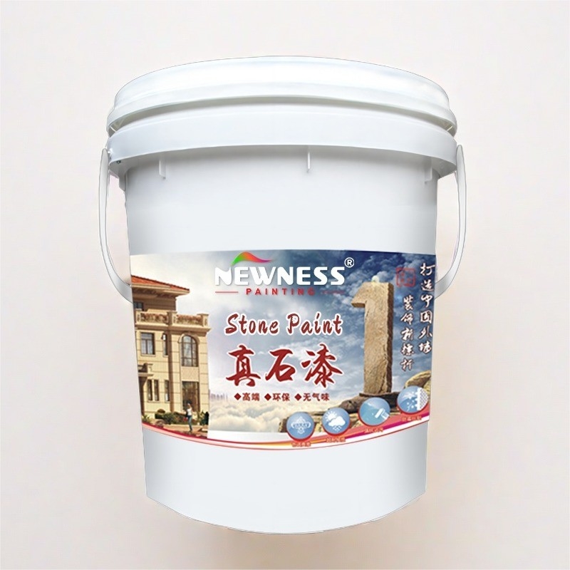 Waterproof Granite Stone Paint For Wall EINECS No. 231-072-3 Application Method Spray
