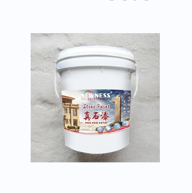 Easy to Acrylic Stone Effect Exterior Granite Flakes Coating for Stone Texture Paint