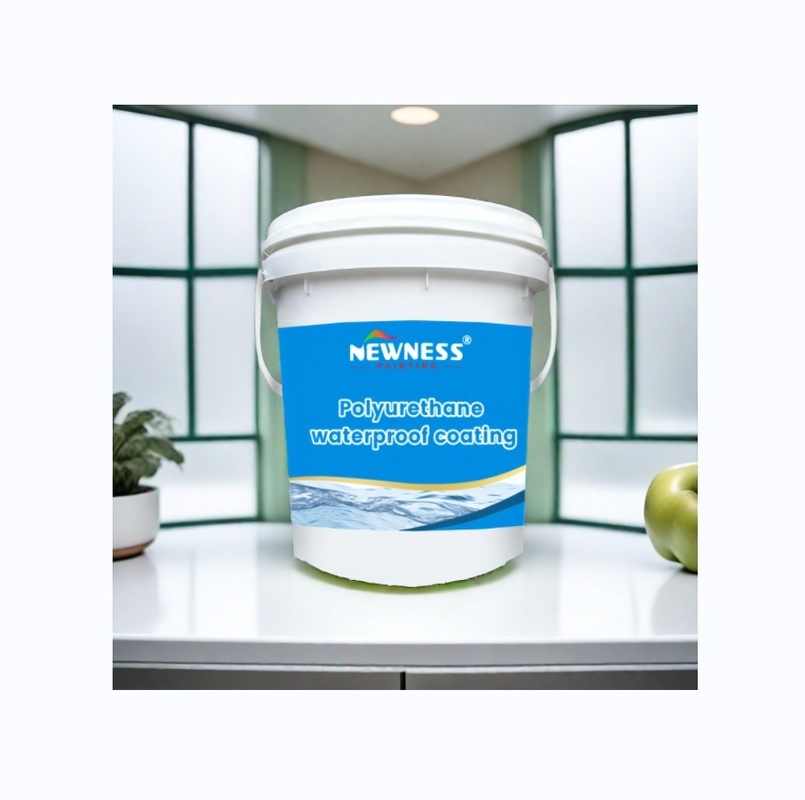Grey Polyurethane Waterproof Coating for Concrete Floor and Rooftop 20KG/BUCKET Volume