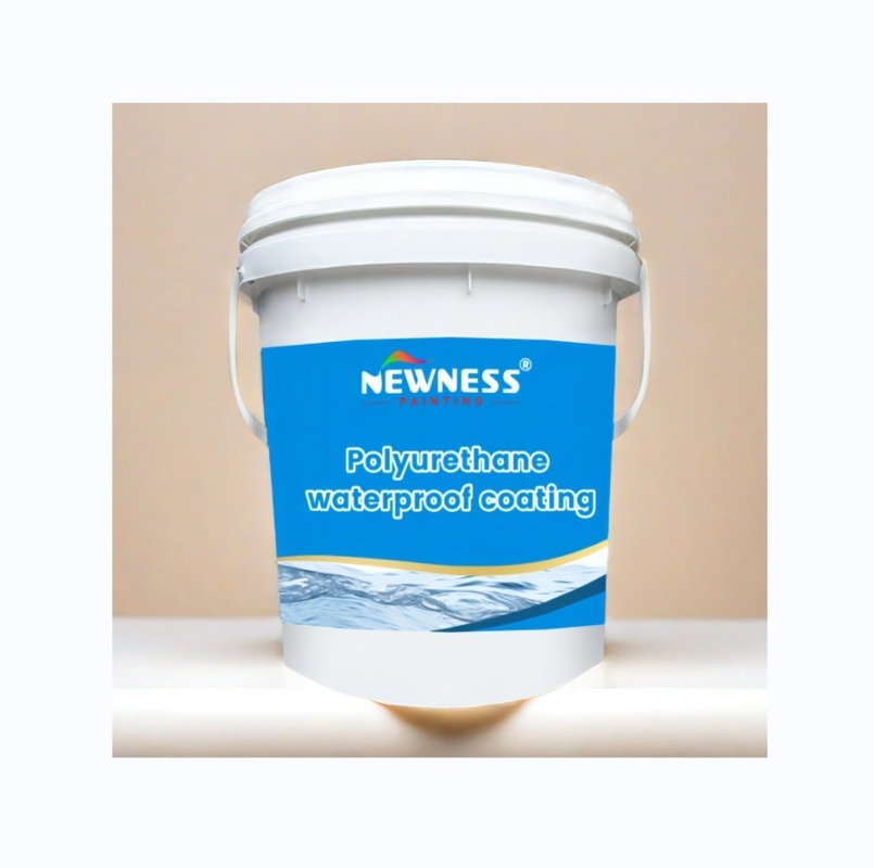 POLYURETHANE Waterproof Paint for Roof and Exterior Walls in White Formula